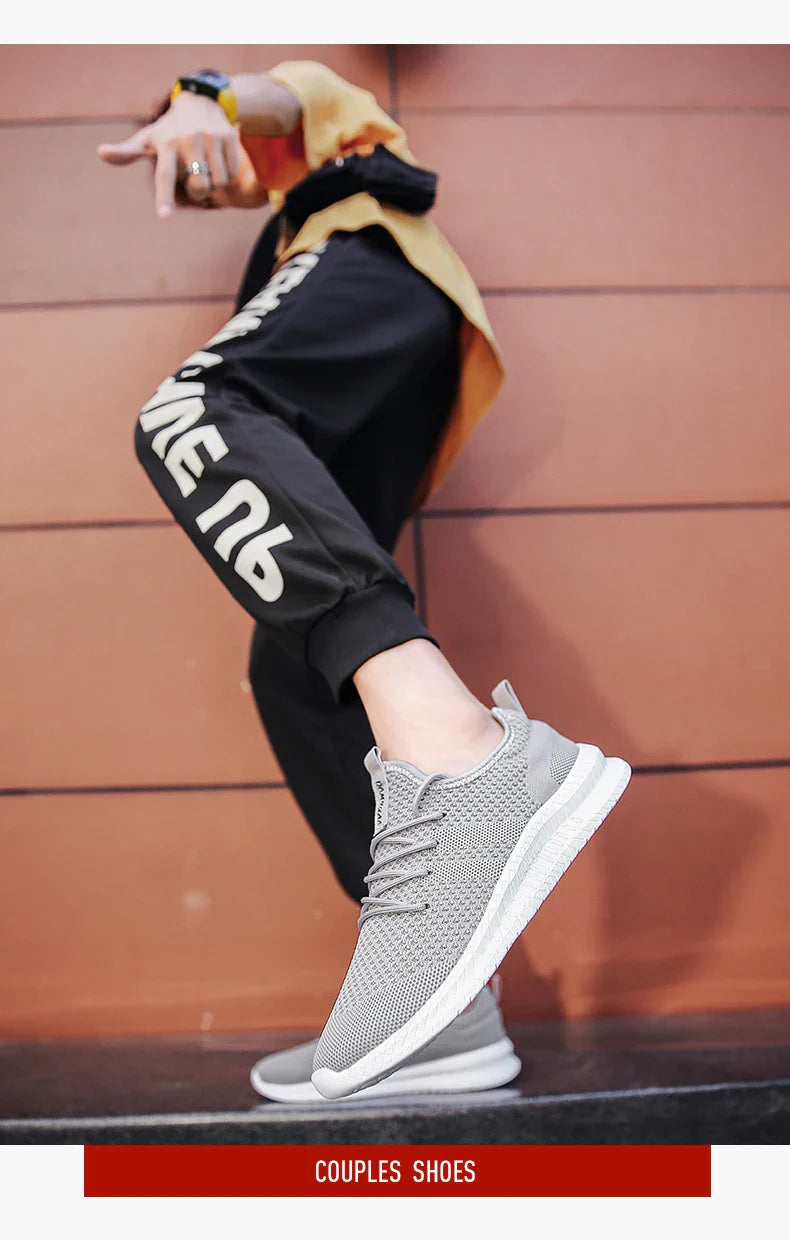 2022 Men’s Sneakers — High-Quality Breathable Gym & Casual Walking Shoes, Lightweight Plus-Size Footwear Zapatillas Hombre