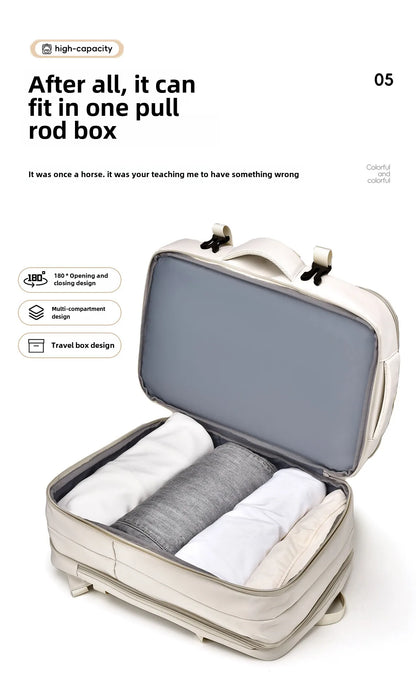 40x30x20 Cabin Backpack — Hand Luggage Laptop Bag for Airplane Travel, School, Men & Women