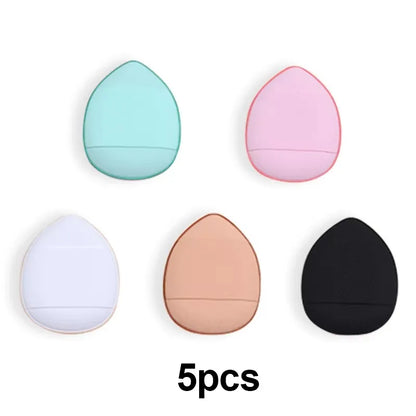5/10PCS Mini Finger Puff Sponges – Small Air Cushion Makeup Applicators for Foundation & BB Cream