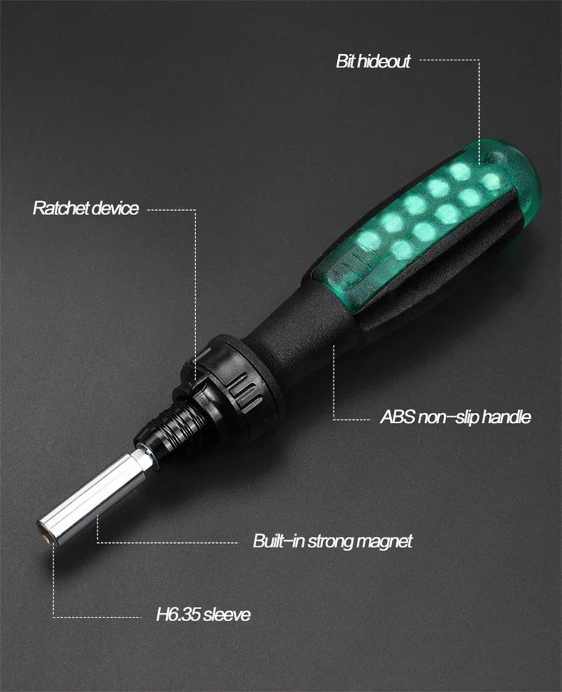 Magnetic Screwdriver Bit Set – Multi-Function Phillips Hand Tool Kit for Home & Car Repair