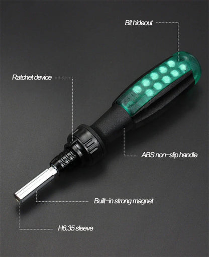 Magnetic Screwdriver Bit Set – Multi-Function Phillips Hand Tool Kit for Home & Car Repair