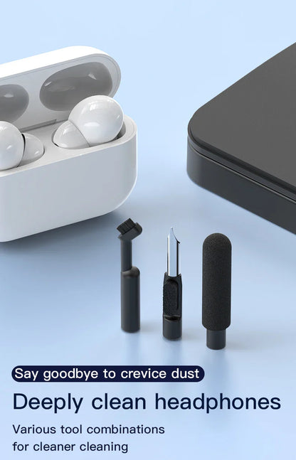 22-in-1 Digital Cleaning Kit – Phone, Camera, Laptop, Keyboard, Headset Brush & Screen Dust Cleaner Gift