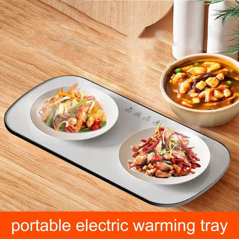 Smart Electric Warming Tray | Adjustable Temperature Control | Keeps Food Hot with Constant Warmer Plate | Heating Food Essential