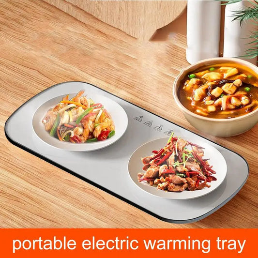 Smart Electric Warming Tray | Adjustable Temperature Control | Keeps Food Hot with Constant Warmer Plate | Heating Food Essential