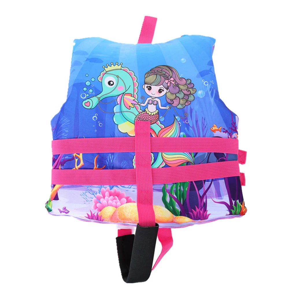 2024 Kids Life Vest – Floating Jacket for Boys & Girls, Sunscreen Swimming Pool & Boating Accessory