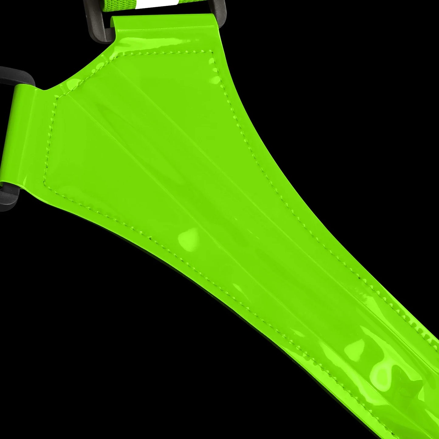 LED Running Vest – USB Rechargeable Reflective Glowing Straps for High Visibility Night Running & Cycling, Elastic Safety Band