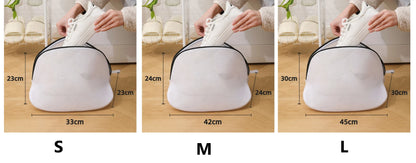 Reusable Zipper Laundry Bag for Washing Machine – Coarse Mesh Organizer for Lingerie, Shoes, Bras & Clothes