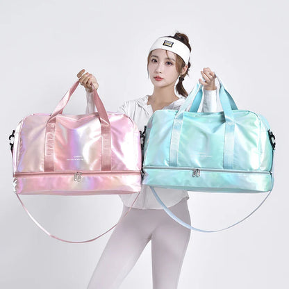 AOTTLA Women’s Travel Bag – Large Capacity Handbag & Shoulder Bag with Dry/Wet Separation for Sports, Fitness & Luggage