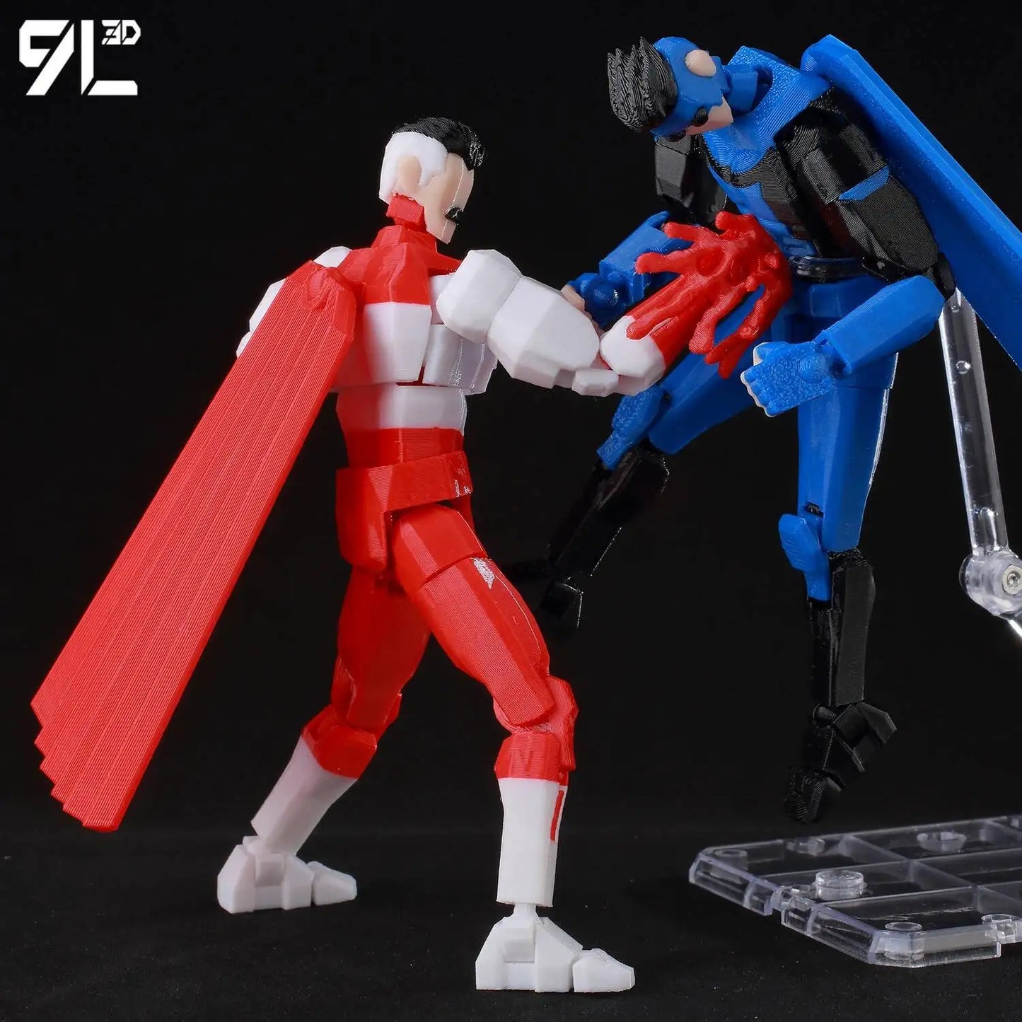 9LToyWodu Invincible Boy Action Figure – Anime Collectible Toy for Cosplay, Stop Motion & Birthday Gifts