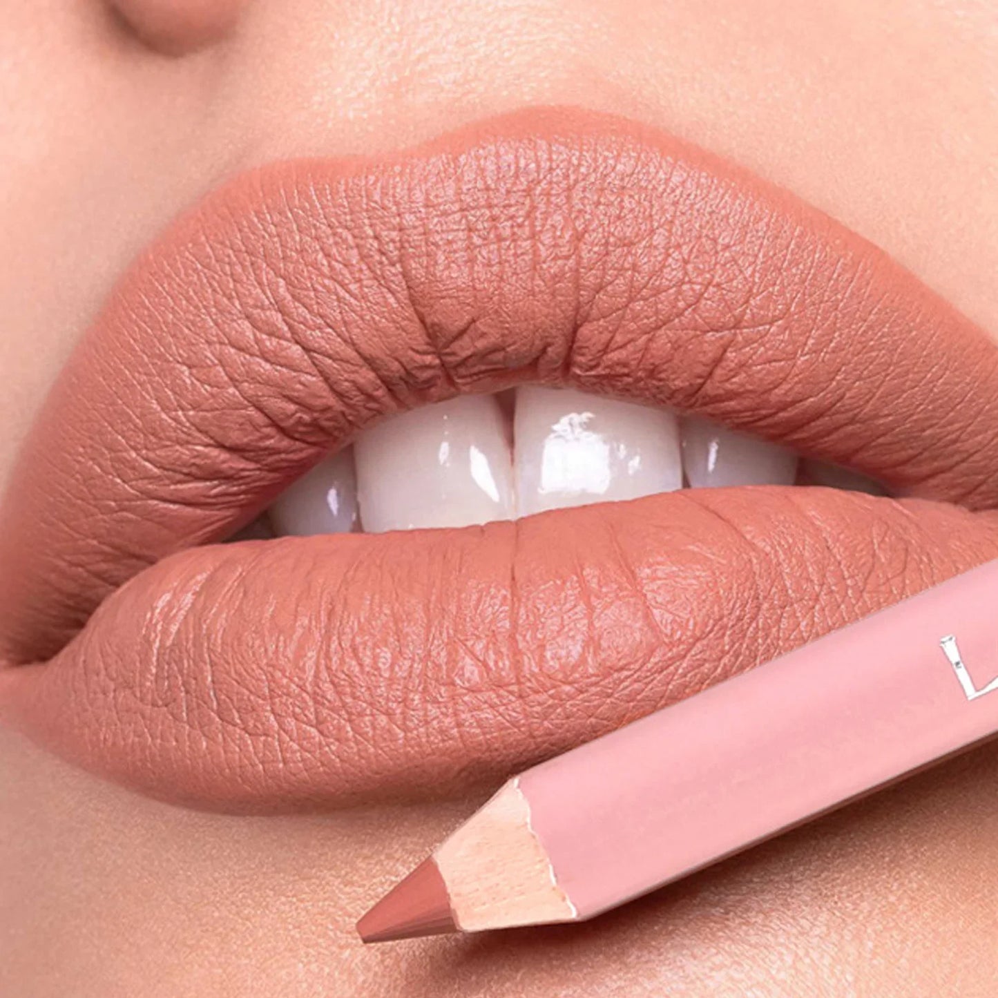 12-Color Matte Lipliner Pencil – Waterproof, Plumping Lip Liner for Natural Nude & Pink Shades | Professional Lip Contour Makeup