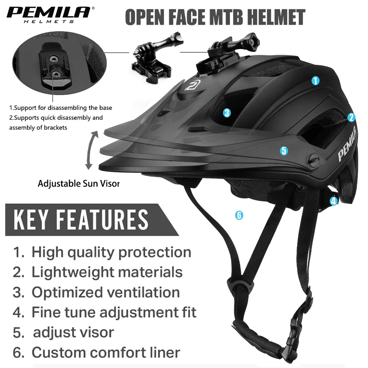 Ultralight Cycling Helmet for Road & MTB, Integrally-Molded Bike Safety Cap, Racing Bicycle Gear for Men & Women