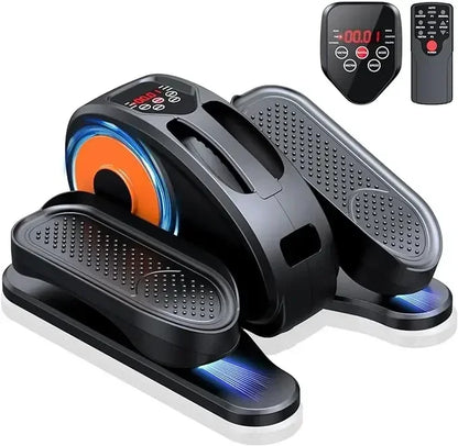 Quiet & Portable Elliptical Machine – Electric Seated Pedal Exerciser with Remote Control, 12 Adjustable Speeds