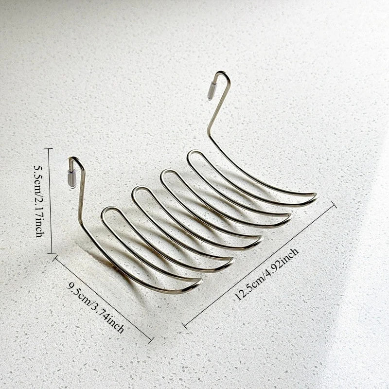 Stainless Steel Sink Drain Basket - Expandable Hanging Storage Organizer