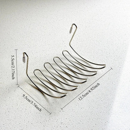 Stainless Steel Sink Drain Basket - Expandable Hanging Storage Organizer