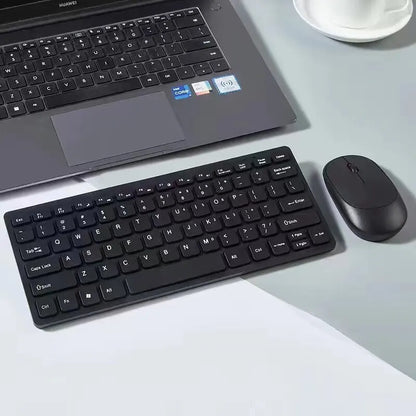 2.4G Wireless Mini Keyboard and Mouse Combo – Portable Set for Notebook, Laptop, Mac, PC, Smart TV & PS4