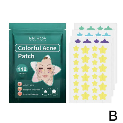 72pcs Invisible Anti-Acne Pimple Patches – Hydrocolloid Waterproof Spot & Mark Repair Stickers