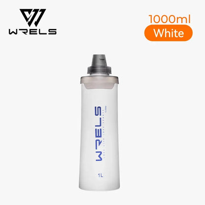 WRELS Soft Water Bottle with Filter - Ultralight Collapsible Hiking & Camping Hydration Flask