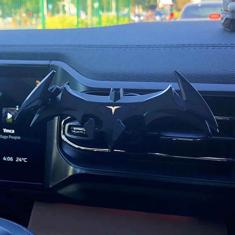 Bat-Shaped Gravity Car Phone Holder - Universal Air Vent Mount for 4-6.5 Inch Devices