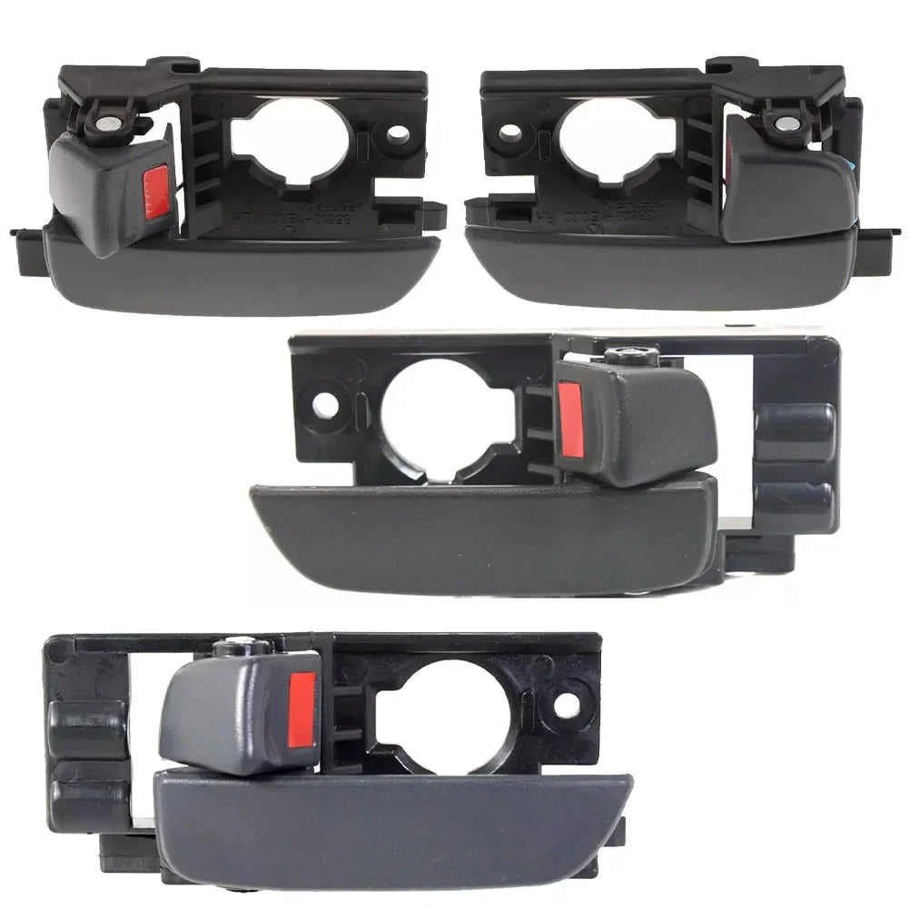 Car Interior Door Handle Replacement – For Hyundai Accent 2006–2011, Black Plastic Durable Easy Install Stable Performance Handle