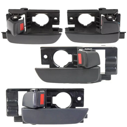 Car Interior Door Handle Replacement – For Hyundai Accent 2006–2011, Black Plastic Durable Easy Install Stable Performance Handle