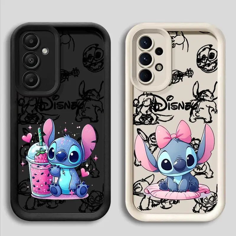 Disney Stitch TPU Silicone Phone Case — Soft Cartoon Cover for Samsung Galaxy A15/A25/A35/A52/A52s/A53/A54/A55/A71/A72/A73 5G