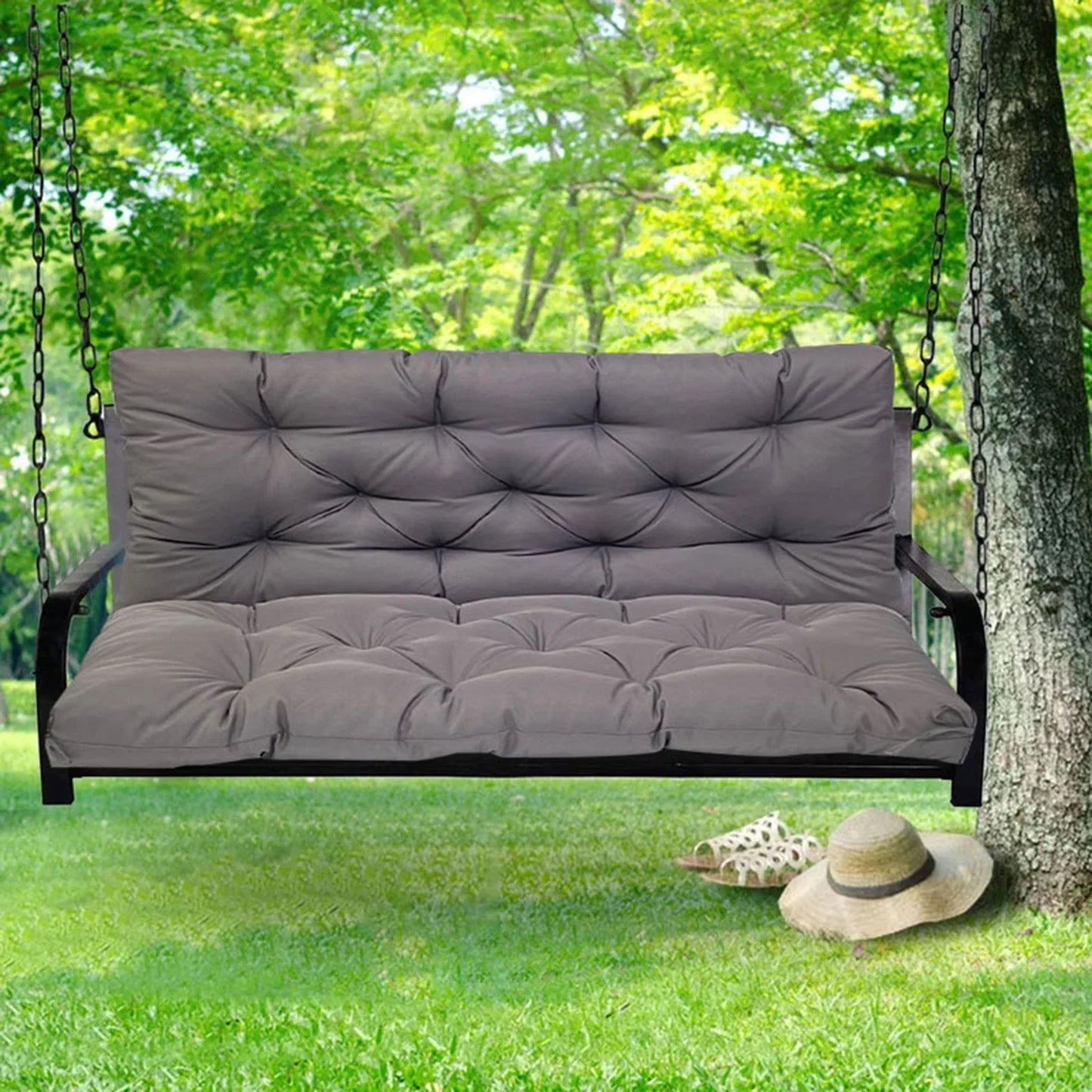 Waterproof Outdoor Bench Cushion – UV Resistant Sunscreen Seat Pad for Wood Chairs, Porch Swings & Indoor/Outdoor Seating