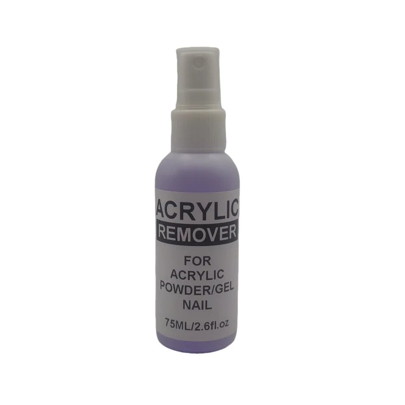 75ml Professional Acrylic Nail Remover — Liquid & Gel Polish Remover for Acrylic Nails