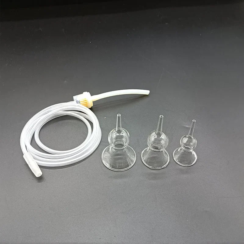 E-Cup Vacuum Suction Breast Enlargement & Body Massage Device, Multi-Function Cupping System for Neck, Back, Butt Lift & Nipple Care