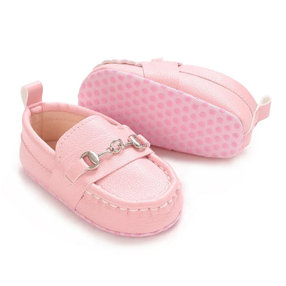 Baby Girls’ Pink Walking Shoes - Comfortable First Shoes for 0–12 Months, Spring & Autumn Footwear