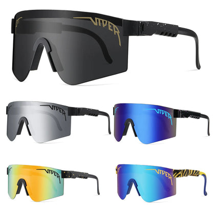 UV400 Sunglasses for Men and Women - Fashion Sport Eyewear, Pit Viper Style for MTB Cycling and Outdoor Activities