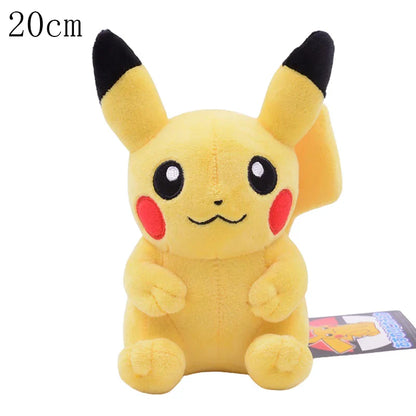 70 Styles Pokémon Plush Toys — Dragapult, Gengar, Pikachu, Eevee & Evolution Dolls Christmas Gift for Kids