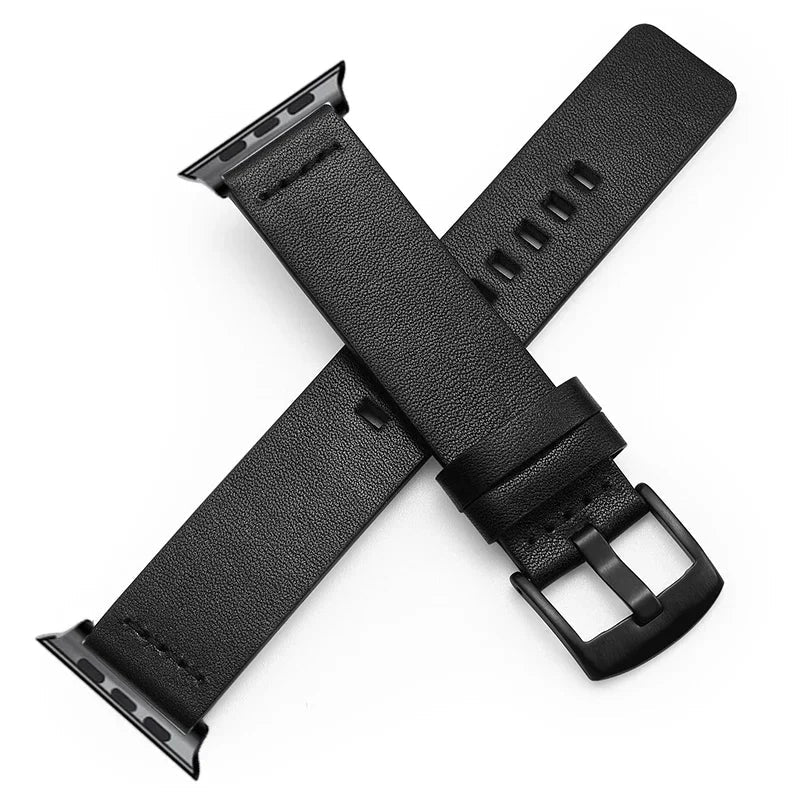 Leather Strap for Apple Watch Ultra 2 – High-Quality Band for 49mm, 45mm, 41mm, Series 6, SE, 5, 4, 44mm, 40mm IWatch