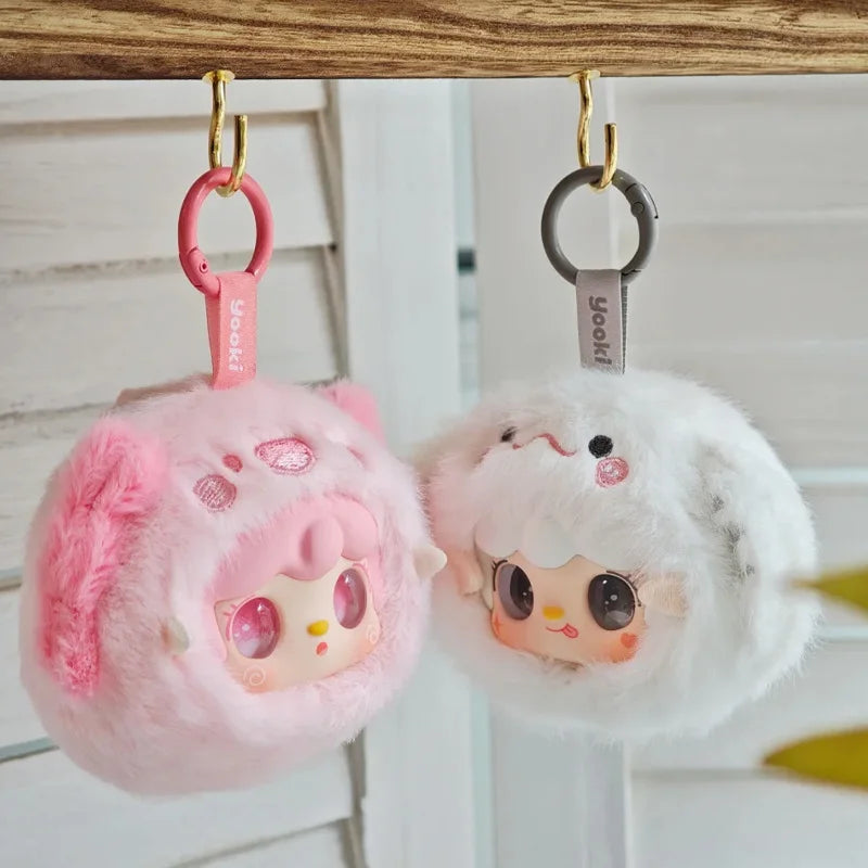 Yooki V6 Ocean Baby Blind Box Vinyl Pendant Plush Doll Keychain — Mystery Bag Decoration Collectible Toy Birthday Gift