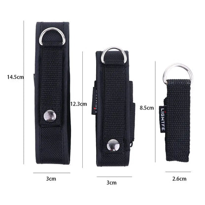 Molle Flashlight Holster - Nylon Tactical Torch Pouch Belt Holder for T305 T309 T410 Camping Outdoor EDC Tools