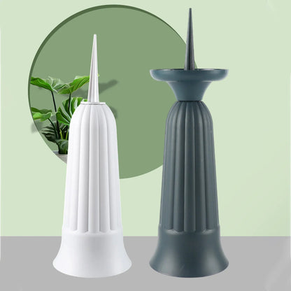 Outdoor Memorial Garden Vase – Flower Pots with Long Spikes, PP Plastic Grave Markers for Cemetery & Festival Decorations