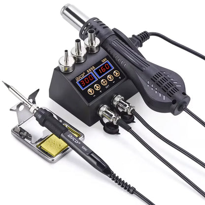 JCD 8898 2-in-1 Soldering Station 750W – Soldering Iron & Hot Air Gun for BGA SMD Phone Repair & Welding