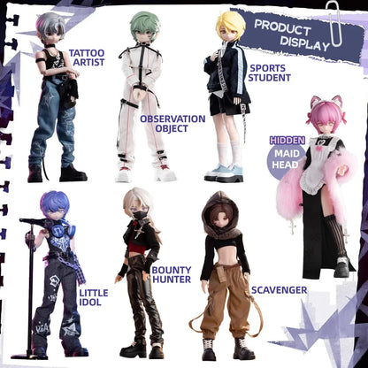 Zack Event Series 1/8 BJD Movable Joint Doll – Blind Box Anime Figure, Cute Surprise Toy Gift for Boys