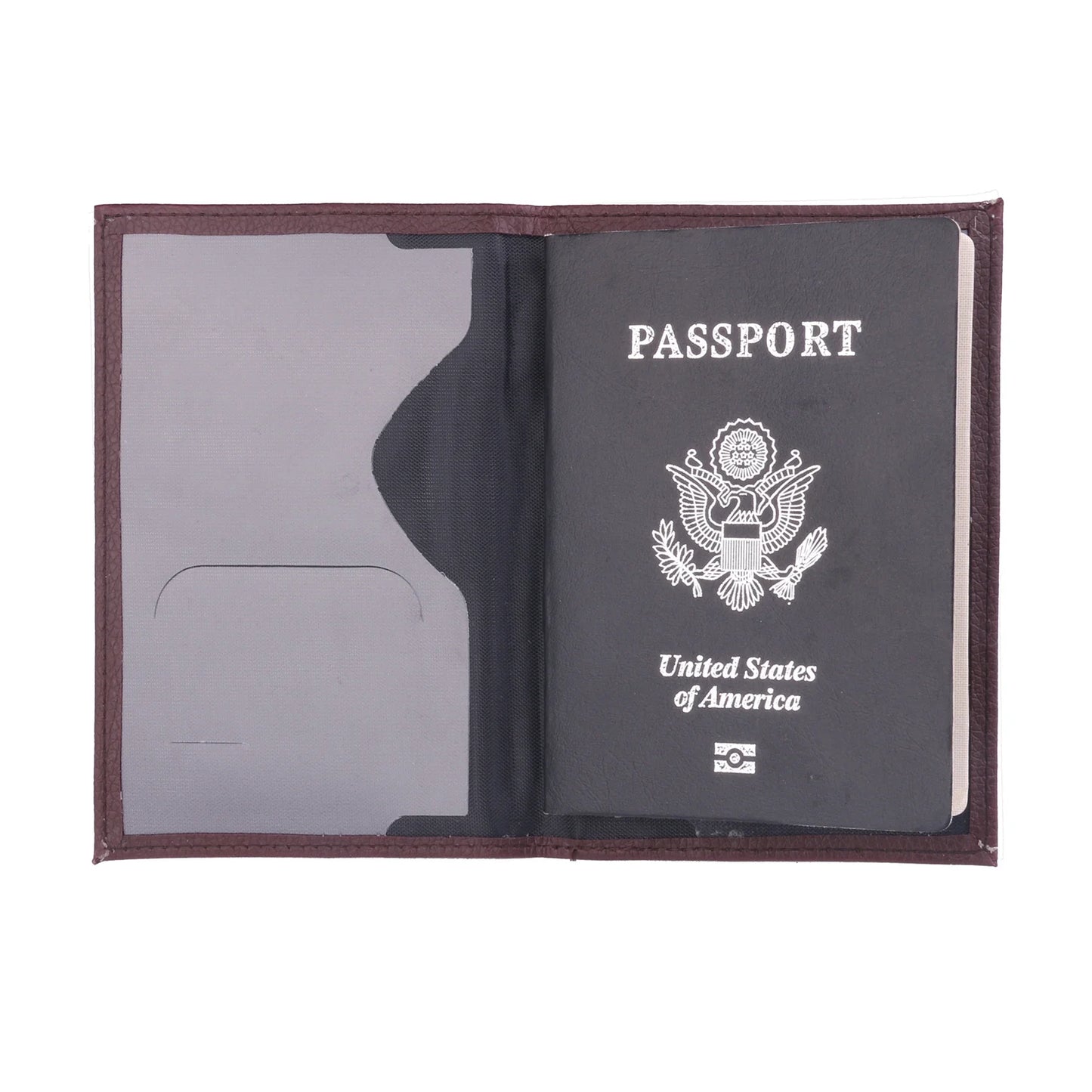 France Travel Passport Holder Case: Leather Fashion French Passport Cover Wallet for Men and Women