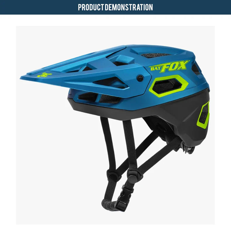 BATFOX MTB Cycling Helmet — Integrally-Molded Mountain Bike Helmet for Speed & Safety