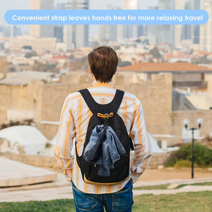 Convenient Travel Luggage Fixed Strap with Release Buckle - Portable Add-A-Bag Belt for Backpacks, Jackets, and More