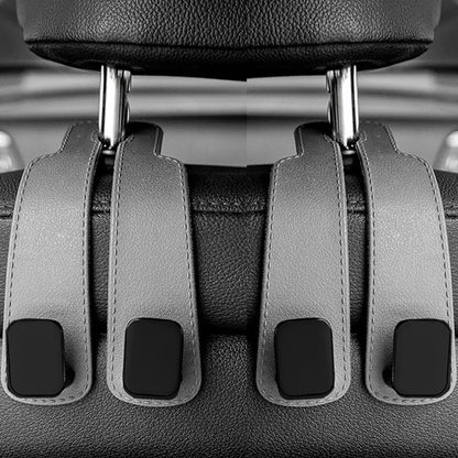 Car Headrest Hooks for Bags – Seat Back Organizer Holder Clips for Auto Storage and Fastening
