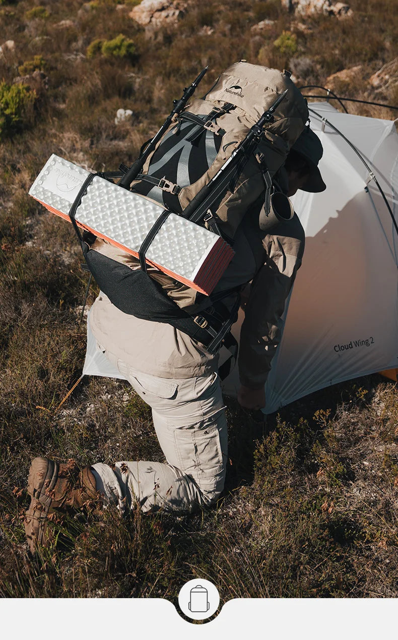 Naturehike 70L Camping Backpack — Large Capacity Ergonomic Hiking & Trekking Bag for Men with Rain Cover