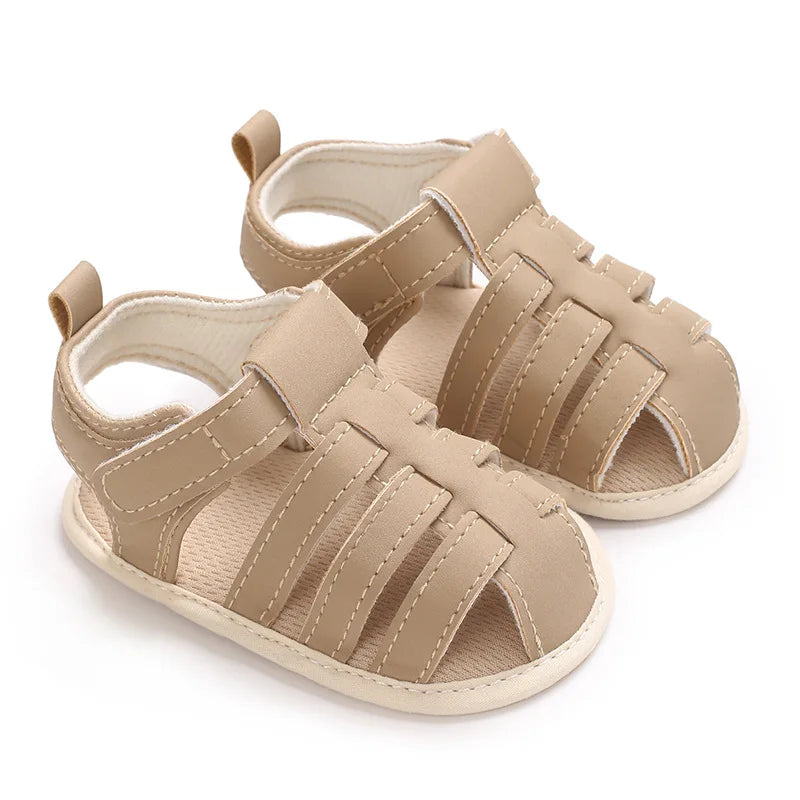 Infant Boy Pre-Walker Sandals - Breathable Soft Sole Casual Walking Shoes for 0–1 Year