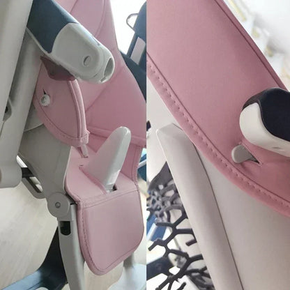 Baby Stroller & Dining Chair Leather Cushion – PU Sponge Seat Cover Accessory for Baby Chairs