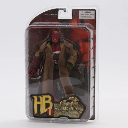 Mezco Hellboy 2004 Trenchcoat Variant — Collectible Action Figure Doll Toy