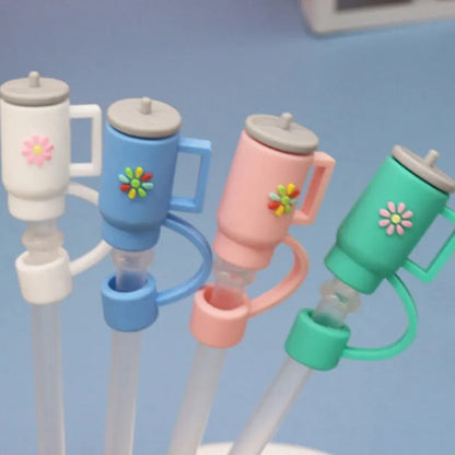 5PCS Large 10mm Diameter Silicone Straw Caps: Leakproof Ice Bullock Accessories