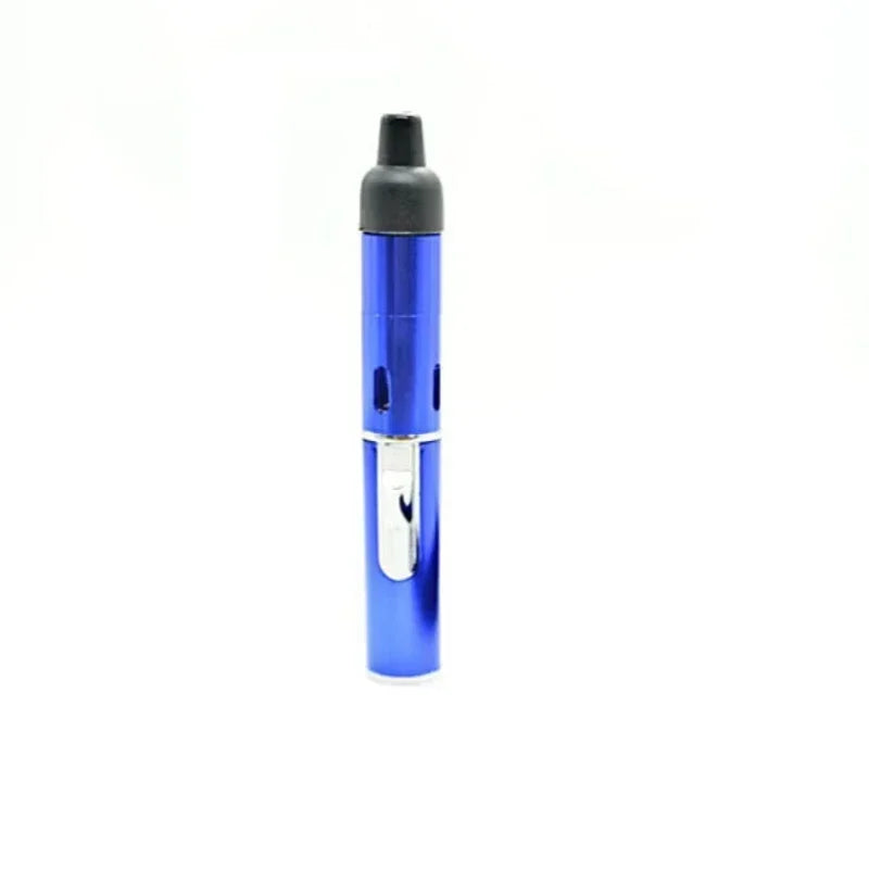 New Metal Long Pen Spray Lighter — Blue Flame Igniter for Aromatherapy, Portable Loop Inflatable Lighter & Cigarette Accessories