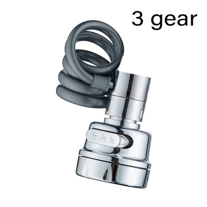 3-Mode Rotating Sink Faucet – 360° Water-Saving Filter Extension for Kitchen