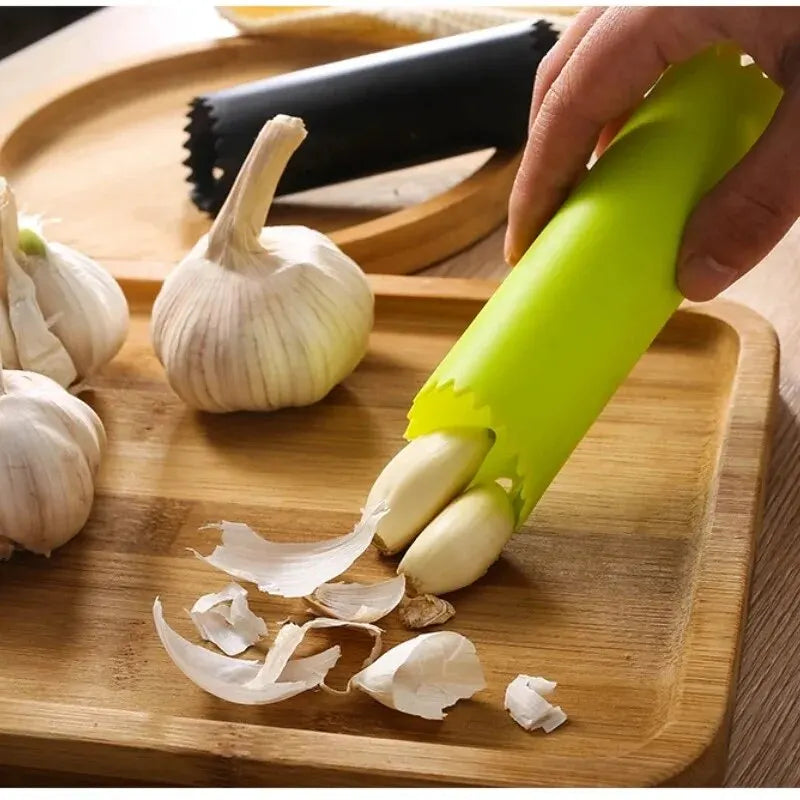 Silicone Garlic Peeler Tube - Easy Stripper, Non-Toxic Safety Kitchen Gadget for Quick Peeling