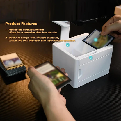 ABZZ MTG Card Scanner Stand - Trading Card Scan Holder with Quick Scan Function for Game Cards